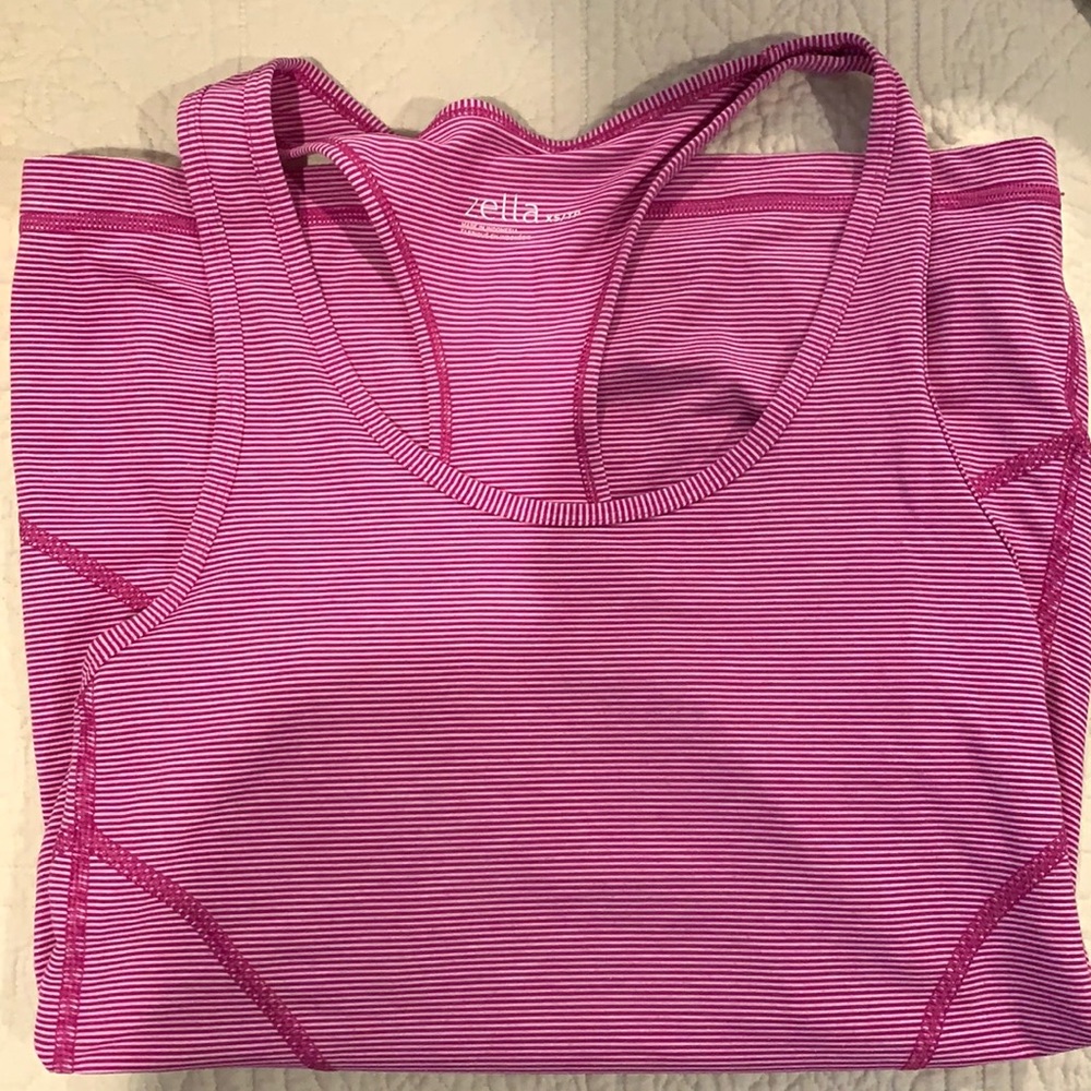 Zella Nordstrom Striped workout Tank
